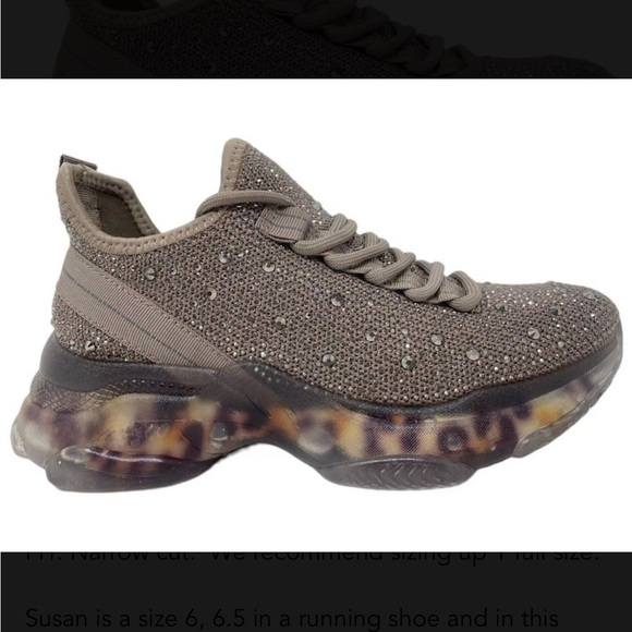 NIB Very G Hella Sneakers Taupe 6 - Picture 2 of 4